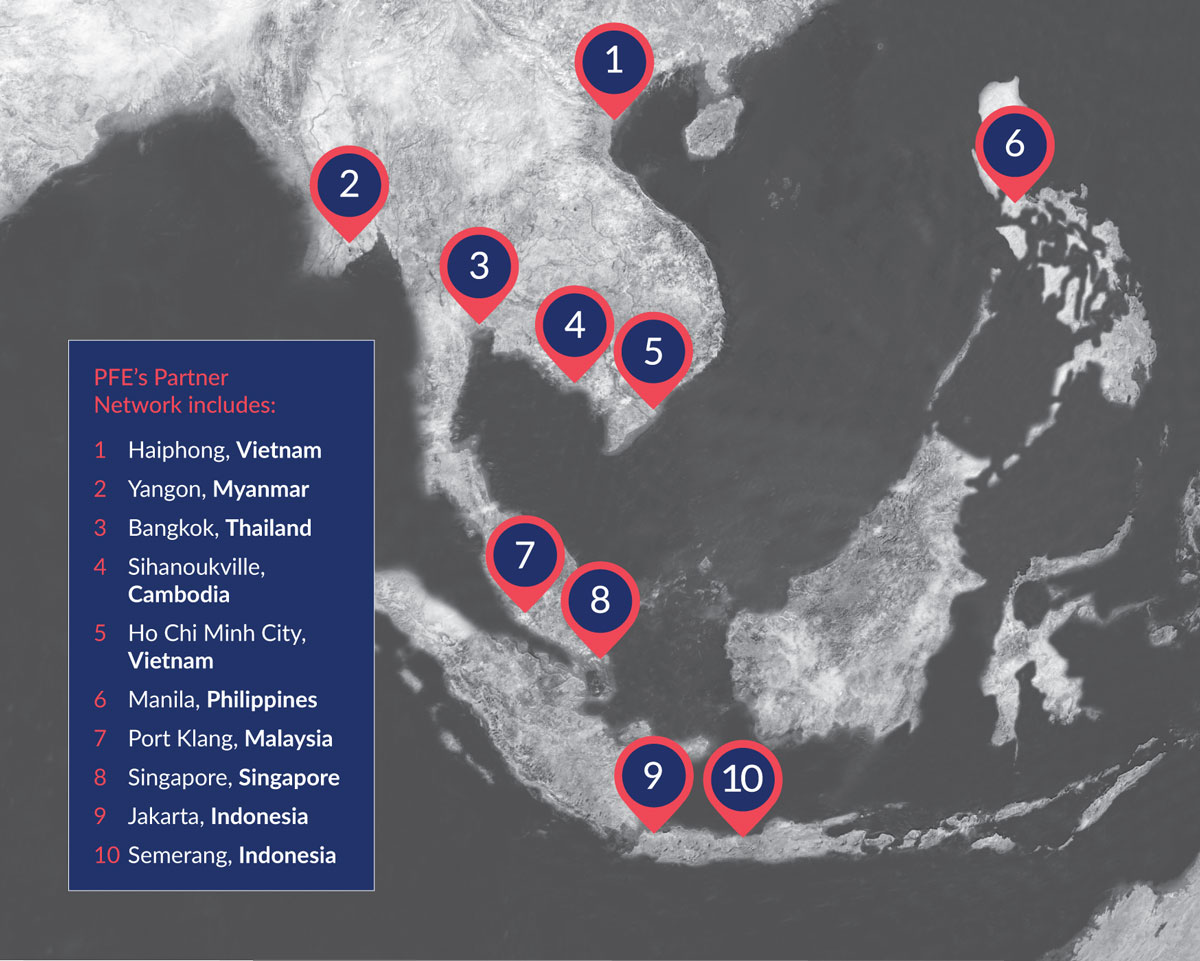 imports from SE asia